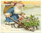 Santa claus vintage 80
